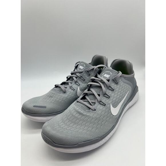 Nike Free RN 2018 Wolf Grey Running Shoes 942836-003 Men's Size 11.5 - Picture 10 of 12
